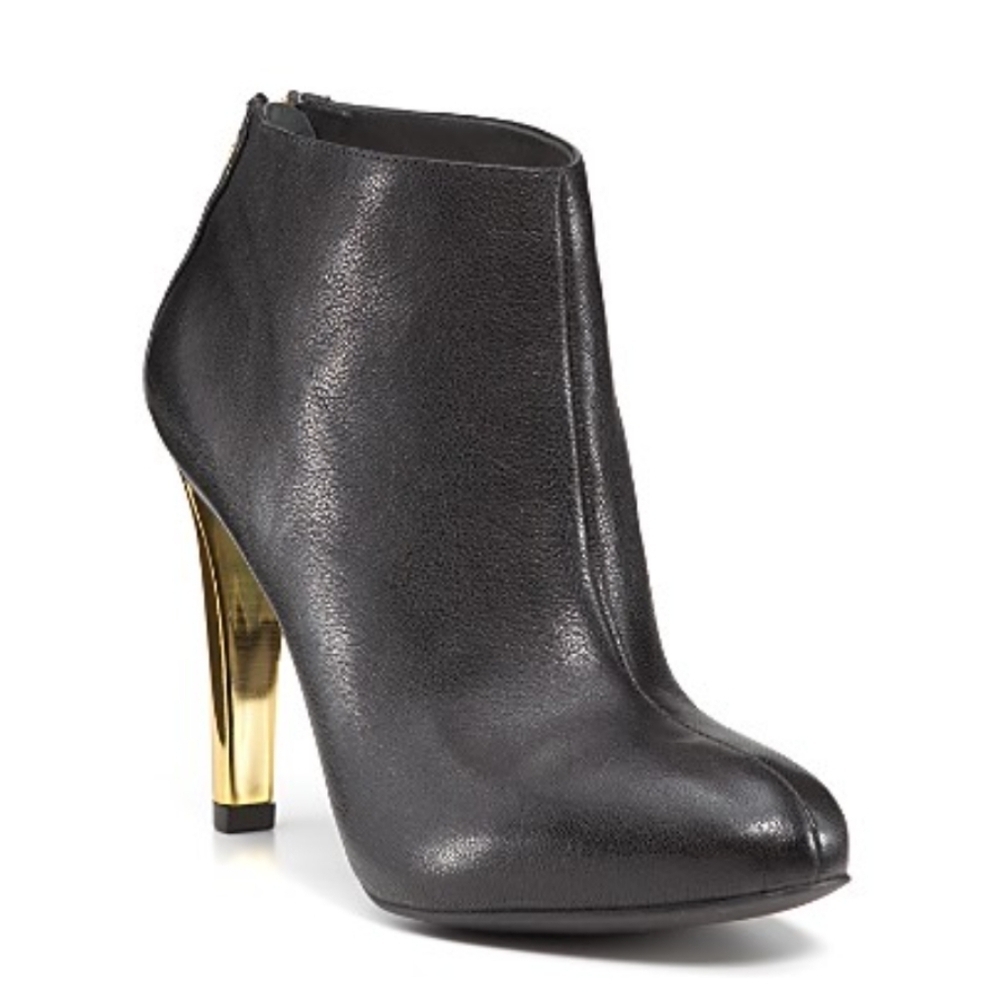 Tory Burch Corbet Bootie Black Gold Women's 10